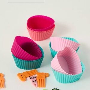 Core Kitchen Silicone Cup and Food Pick Set multi use